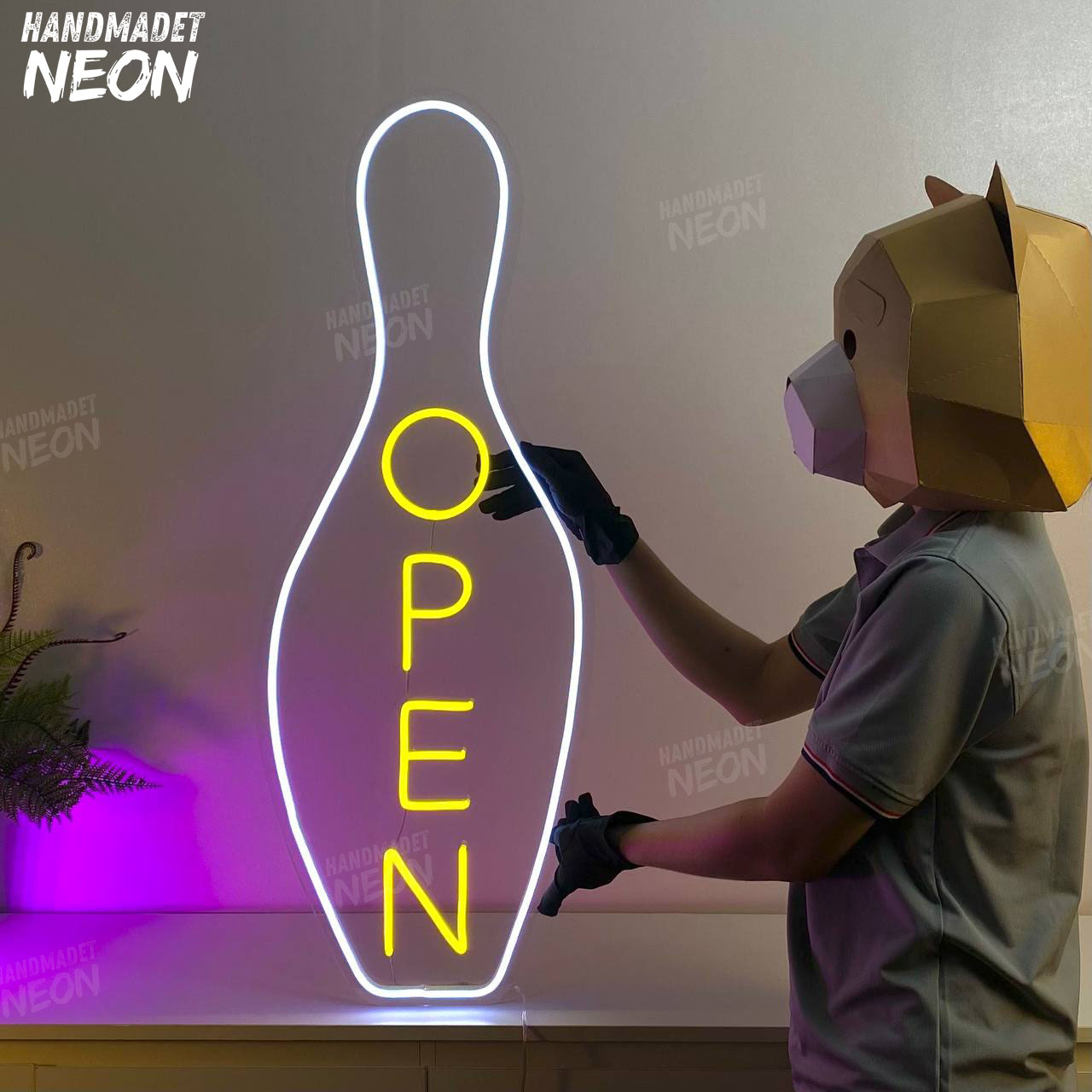 Bowl Open Neon Sign