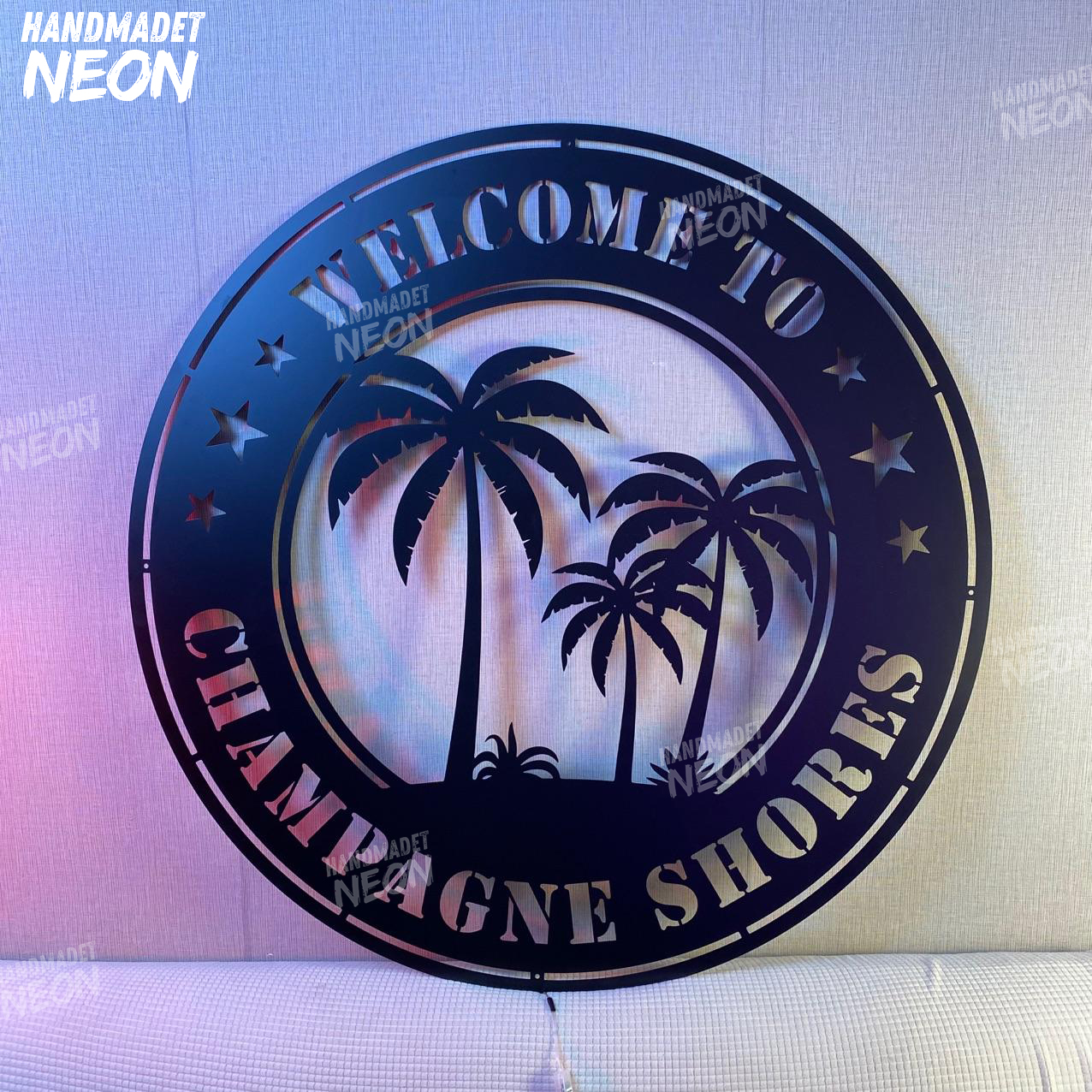 Custom Tropical Patio Backyard Sign