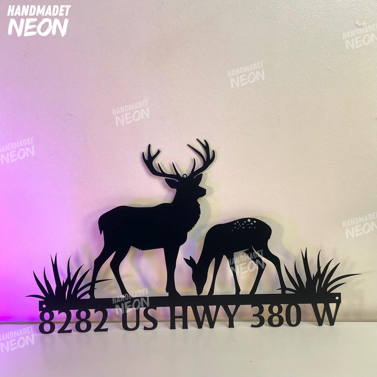 Personalized Deer House Number