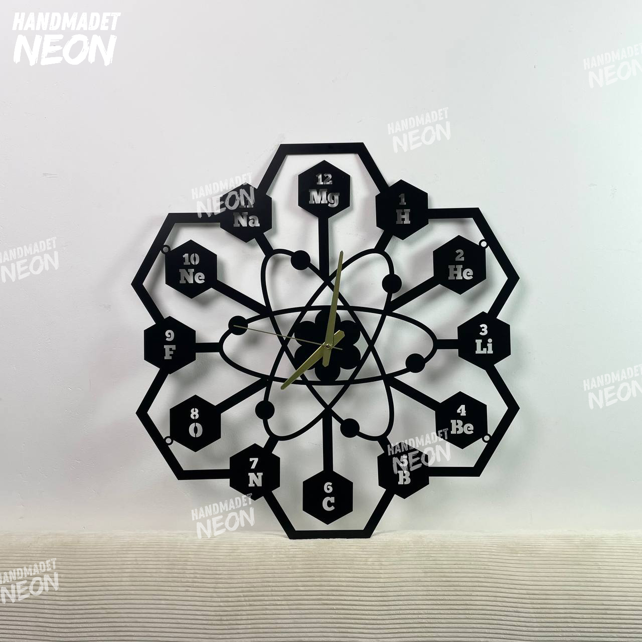 Custom Chemistry Wall Clock Unique